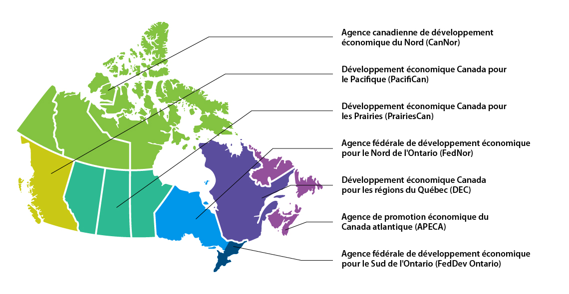 Régions desservies — Choisir un région pour en savoir plus.
