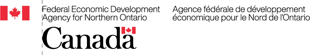 Figure 2: Signature organisationnelle de FedNor présentée avec le mot-symbole Canada placé en dessous, les bords gauches étant alignés.